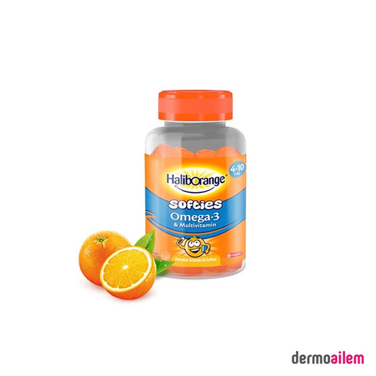 Takviye Edici Gıdalari Haliborange Softies Omega 3 Multivitamin 60 Kapsül