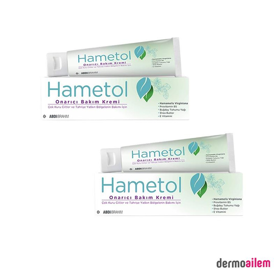 Nemlendirici & OnarıcıAbdi İbrahimHametol Onarıcı Bakım Kremi 30 gr 2 Adet