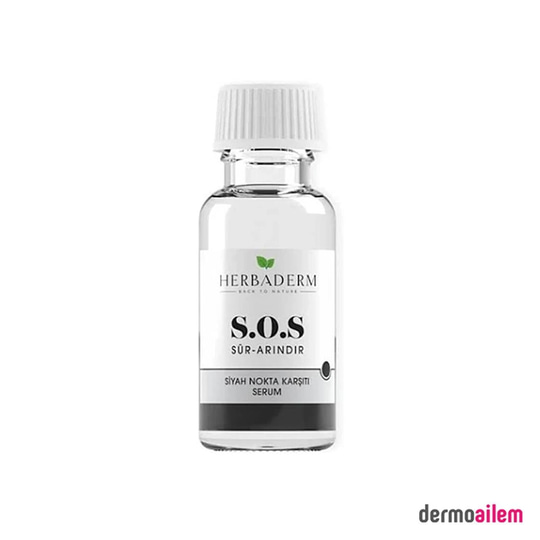 Cilt Bakım SerumlarıHERBADERMHerbaderm S.O.S S Siyah Nokta Karşıtı Serum 20 ml