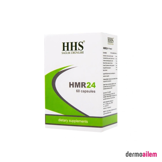 Takviye Edici GıdalarHHSHHS HMR24 Bitkisel Hemoroid 60 Kapsül