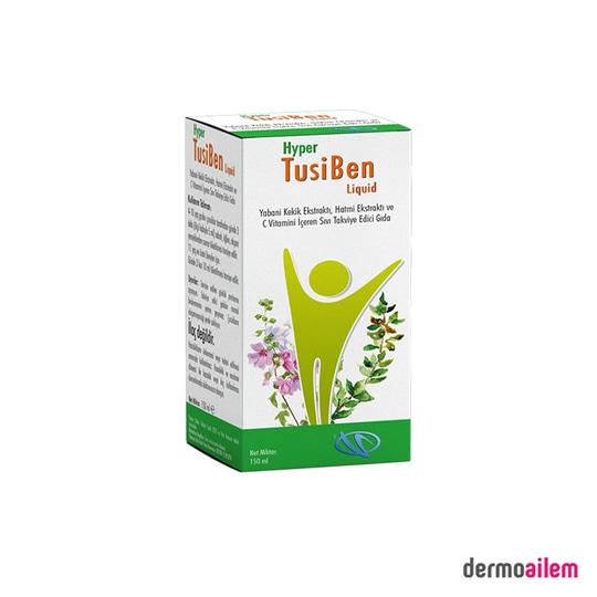 Takviye Edici GıdalarHiper FarmaHyper Tusiben Liquid 150 ml Şurup