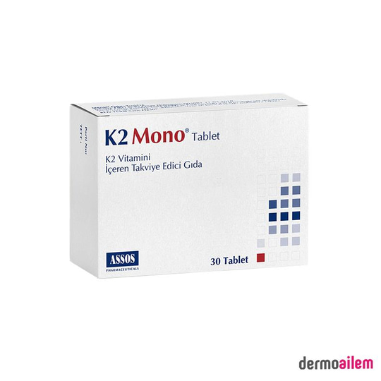 Takviye Edici GıdalarAssosK2 Mono (Eylul Mono) 30 Tablet