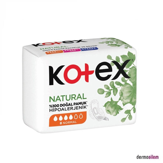 Hijyenik Kadın ÜrünleriKotexKotex Natural Ultra Normal 8'li Hijyenik Ped