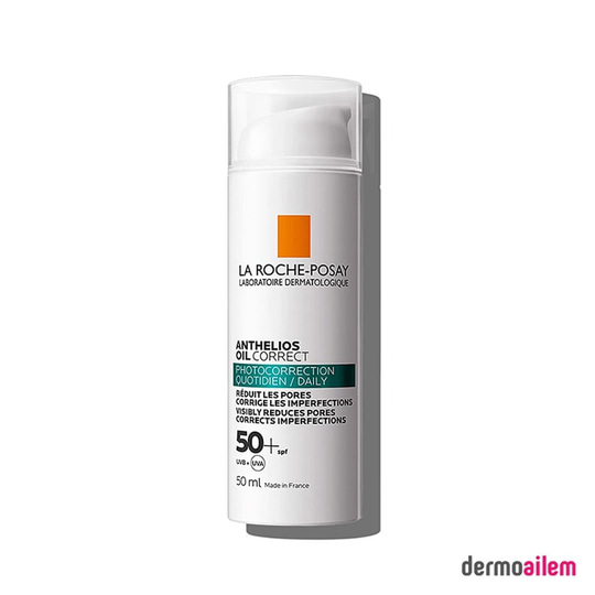 Yüz İçin Güneş ÜrünleriLa RocheLa Roche-Posay Anthelios Oil Correct 50 Faktör Güneş Kremi 50 ml