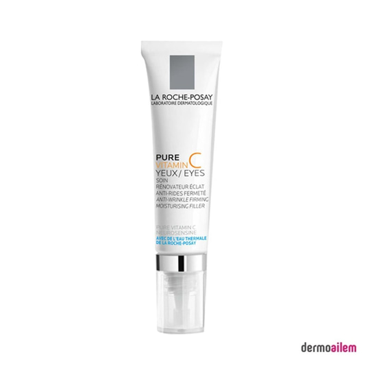 Göz Çevresi BakımıLa RocheLa Roche Pure Vitamin C Yeux Göz 15 ml - Hassas Göz Çevresi İçin Anti-Age Bakım Kremi