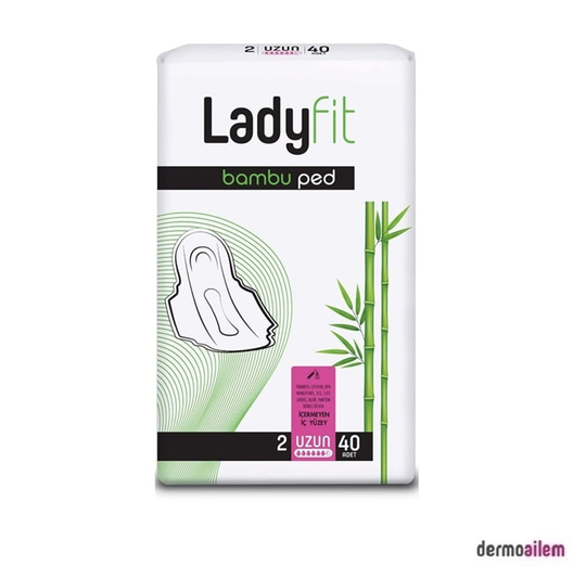 Hijyenik Kadın ÜrünleriLadyFitLadyfit Bambu Ped Super Uzun 20 Ped