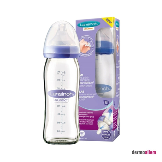 Bebek ÜrünleriLansinohLansinoh Cam Biberon 240 ml