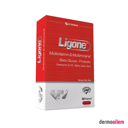 MultivitaminlerRcFarmaLigone Beta-Glucan Probiotic Multivitamin 30 Kapsül