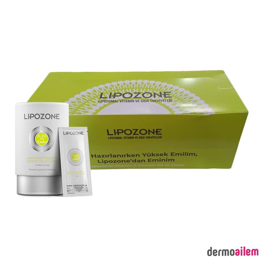 Takviye Edici GıdalarLipozoneLipozone Lipozomal Vitamin C Vitamin D3 Çinko 10 Saşe 10 Adet
