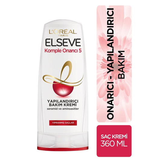 Saç KremleriLoreal ParisLoreal Paris Elseve Komple Onarıcı 5 Yapılandırıcı Bakım Kremi 360 ml