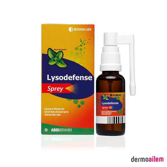Takviye Edici GıdalarAbdi İbrahimLysodefense Yetişkin Boğaz Spreyi 30 ml