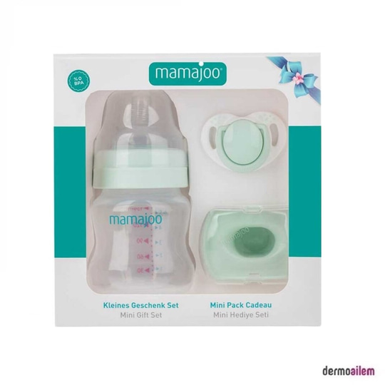 Biberon & Emzik & OyuncakMamajooMamajoo Mini Hediye Seti 150 ml ( Yeşil )