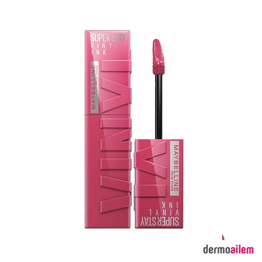 RujMaybellineMaybelline Super Stay Vinyl Ink Likit Parlak Ruj 20 Coy