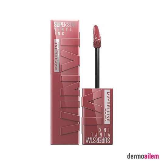 RujMaybellineMaybelline Super Stay Vinyl Ink Likit Parlak Ruj 40 Witty