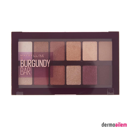Göz FarıMaybellineMaybelline The Burgundy Bar Far Paleti 9,6 g