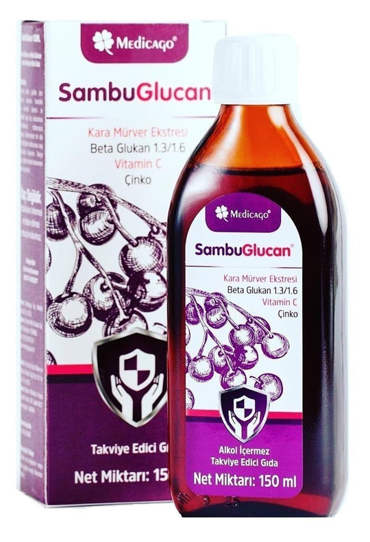 Takviye Edici GıdalarMedicagoMedicago Sambuglucan 150 ml