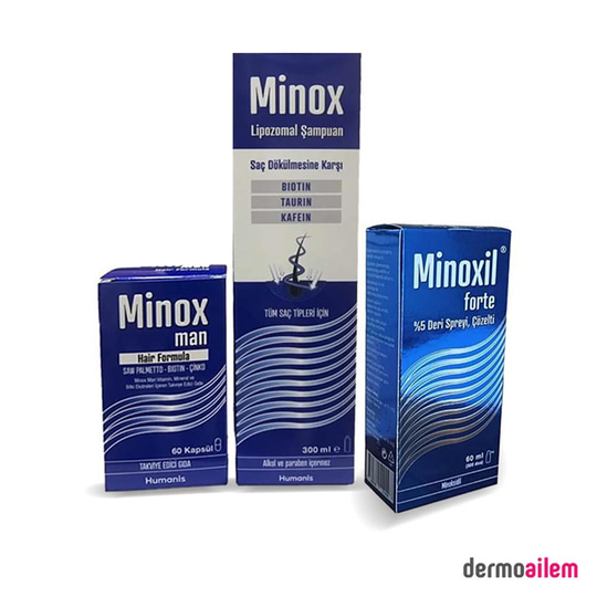 Saç Bakım Ürünleri PharmaActiveMinox Saç Bakım Seti