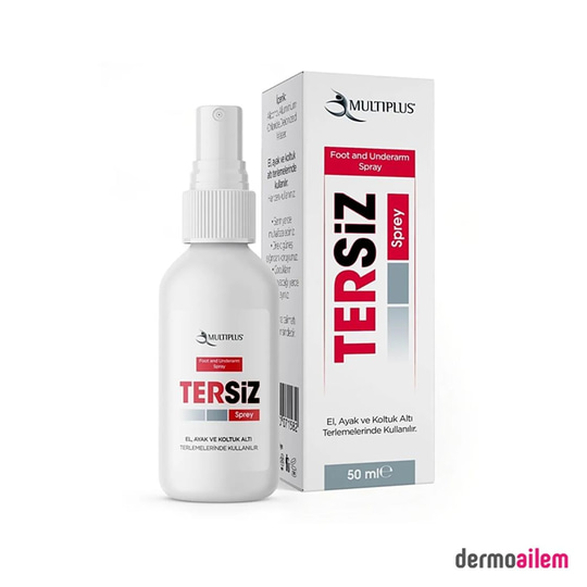 Erkek DeodorantALG İlaçMultiplus Tersiz Ayak ve Koltuk Altı Sprey 50 ml