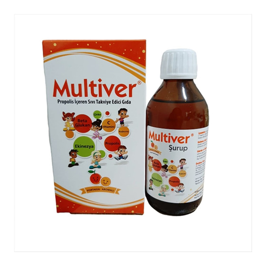 Takviye Edici GıdalarDr.BesnimMultiver Portakal Aromalı Propolis İçeren Sıvı Takviye Edici Gıda 150 ml