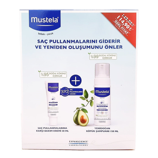 Şampuan & Duş JeliMustelaMustela Saç Pullanmalarına Karşı Bakım Seti