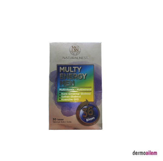 MultivitaminlerNaturalnestNaturalnest Multy Energy Men 30 Tablet