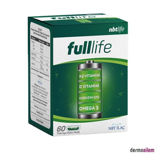 Takviye Edici GıdalarNBTLİFENbt Life FullLife 60 Kapsül