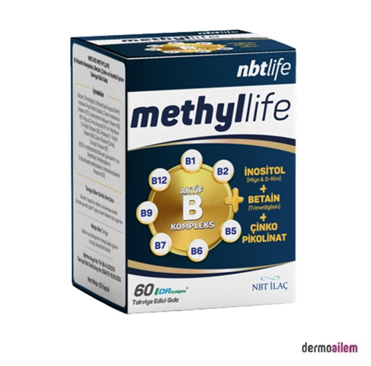 Takviye Edici GıdalarNBTLİFENbt Life Methyllife 60 Kapsül