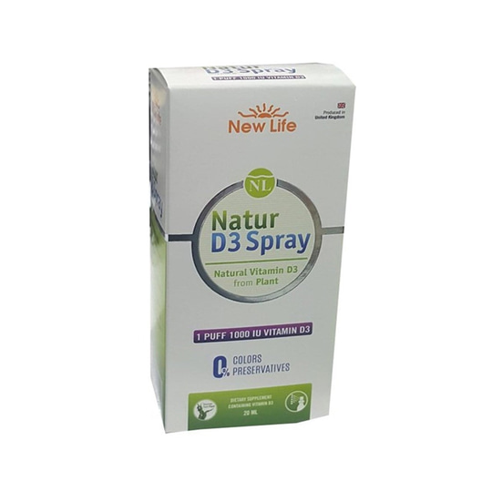Takviye Edici GıdalarNewlifeNew Life Natur D3 1000 IU Spray 20 ml