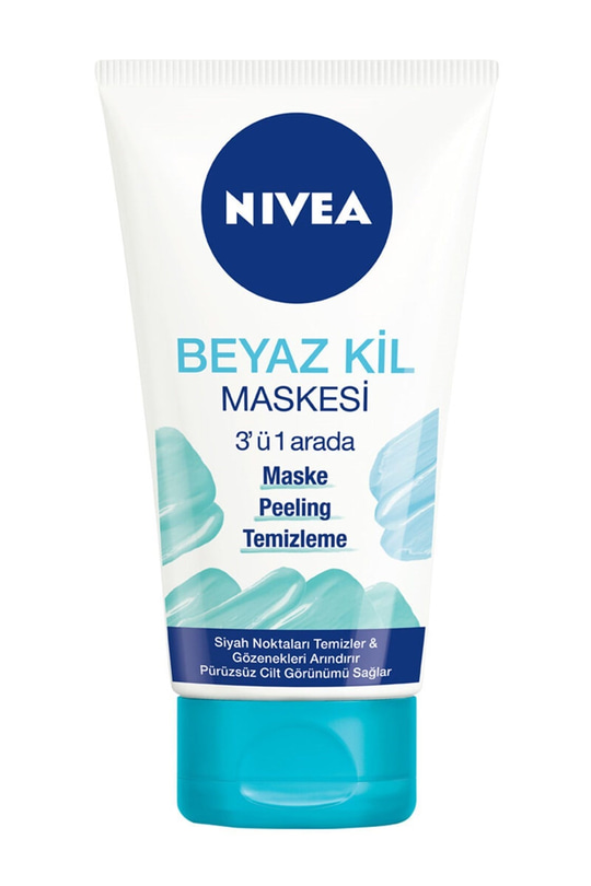MaskelerNiveaNivea Beyaz Kil Maskesi 3'Ü 1 Arada 150ML