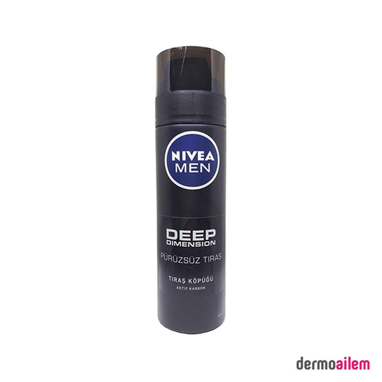 Tıraş KöpükleriNiveaNivea Men Deep Dimension Pürüssüz Tıraş Köpüğü 200 ml