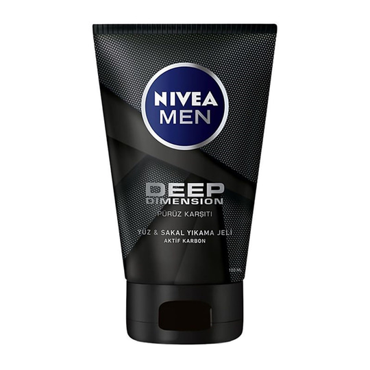 Cilt Temizleme ÜrünleriNiveaNivea Men Deep Dimension Yüz & Sakal Temizleme Jeli 100 ml