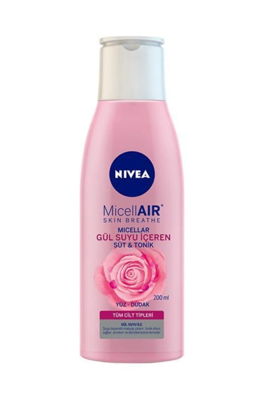 Su & LosyonNiveaNivea MicellAir Süt & Tonik 200 ml Gül Suyu İçeren