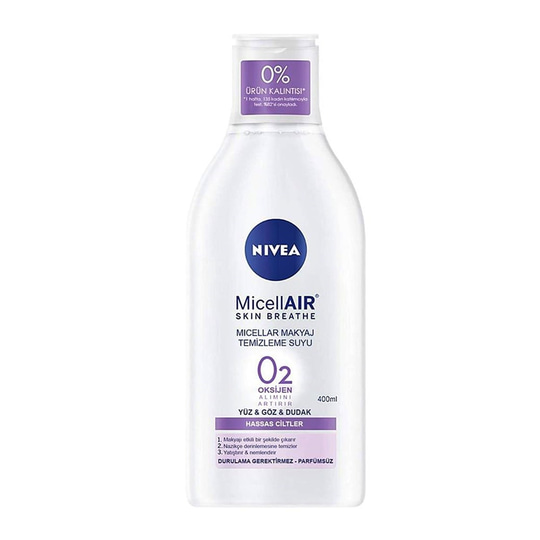Su & LosyonNiveaNivea Micellar Makyaj Temizleme Suyu Hassas Ciltler 400 ml
