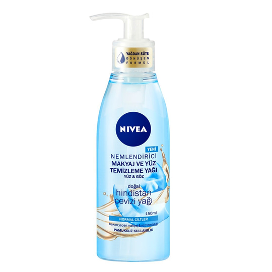 Su & LosyonNiveaNivea Nemlendirici Makyaj ve Yüz Temizleme Yağı 150ml