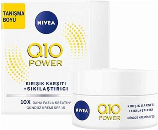 Anti & Age ÜrünleriNiveaNivea Q10 Plus Kırışık Karşıtı Spf 15 20 ml Tanışma Boyu Gündüz Kremi