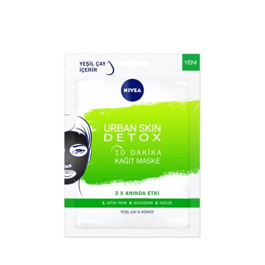 MaskelerNiveaNivea Urban Skin Detox 10 Dakika Kağıt Maske