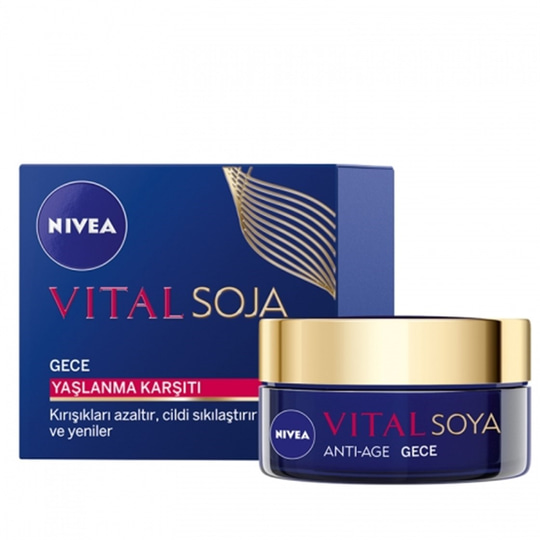 Anti & Age ÜrünleriNiveaNivea Vital Soya Yaşlanma Karşıtı 50 ml Gece Bakım Kremi
