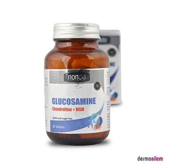 Takviye Edici GıdalarNondoNondo Glucosamine Chondroitine + MSM 60 Tablet