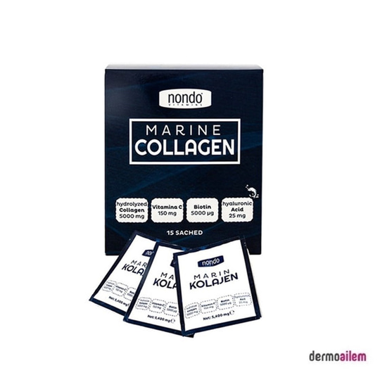 Takviye Edici GıdalarNondoNondo Vitamins Marine Collagen Takviye Edici Gıda 15 Saşe