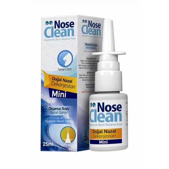 Burun SağlığıNoseCleanNose Clean Burun Spreyi Bebekler İçin Mini 25 ml