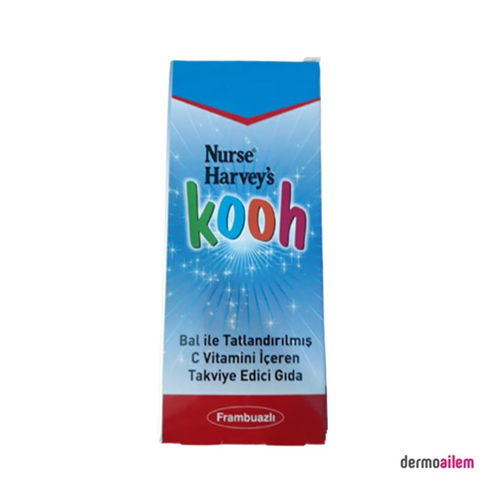 MultivitaminlerNurse Harvey'sNurse Harveys Kooh 150ml Bal İçeren C Vitamini Takviye Edici Gıda SKT 11/2021