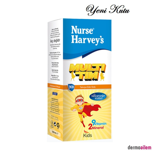MultivitaminlerNurse Harvey'sNurse Harveys Multi-Tim Multi Vitamin İçeren Takviye Edici Gıda 200 ml