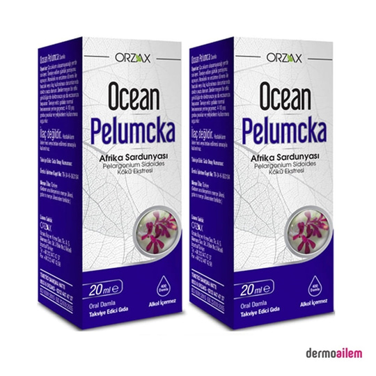 Takviye Edici GıdalarOrzaxOcean Pelumcka 20 Ml Damla 1+1 Hediyeli