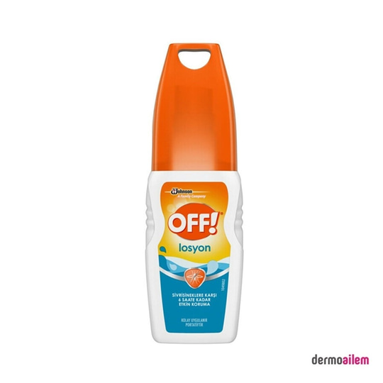 Böcek KovucularOffOFF! Aqua 6 Saate Kadar Etki Sivrisineklere Karşı Losyon 100 ml