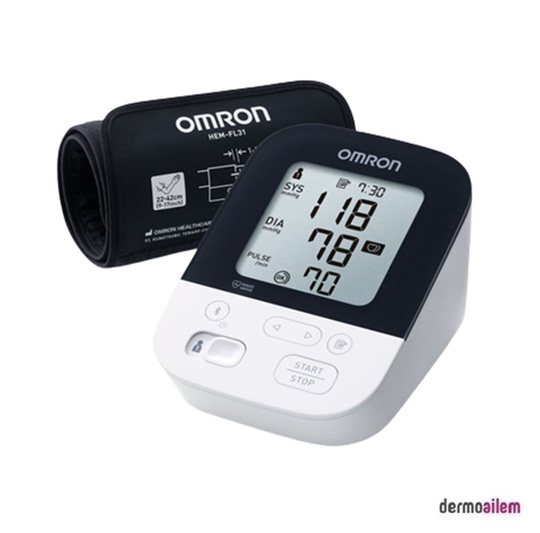Tansiyon AletiOmronOmron M4 Intelli IT Dijital Koldan Ölçer Tansiyon Aleti HEM-7155T-EBK