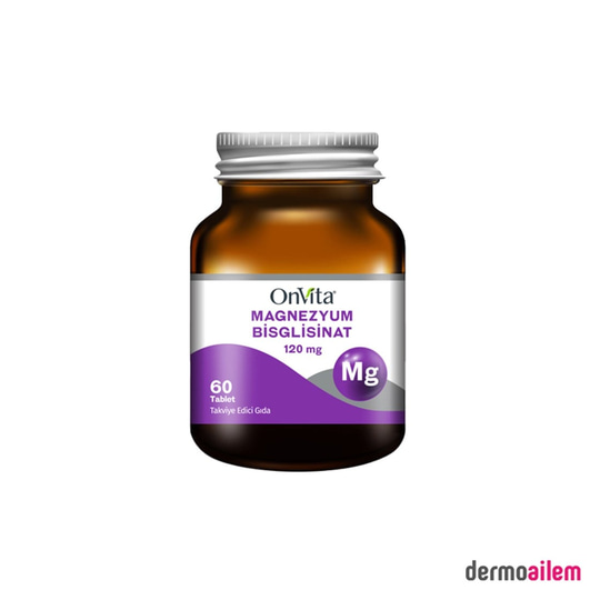 Takviye Edici GıdalarOnvitaOnvita Magnezyum Bisglisinat 120 mg 60 Tablet