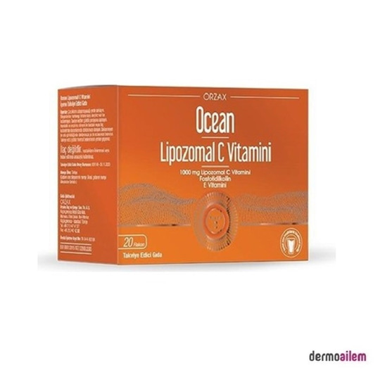 Takviye Edici GıdalarOrzaxOrzax Ocean Lipozomal C Vitamini 20 Flakon