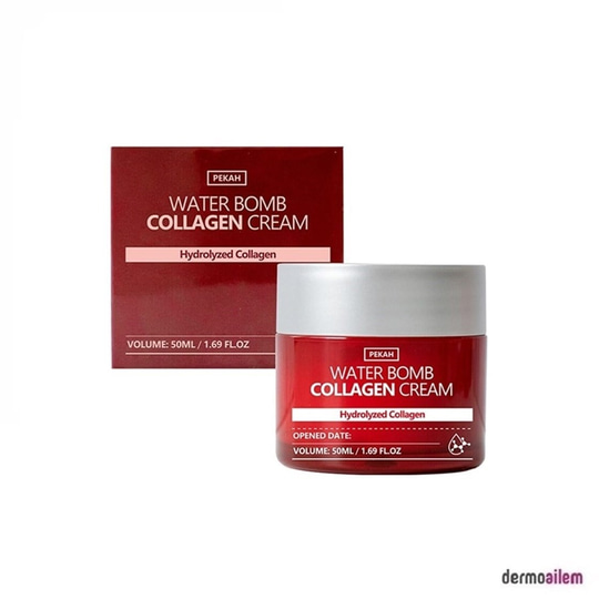 Nemlendirici & OnarıcıPEKAHPEKAH Hidrolize Kolajen ve Hyalüronik Asit İçeren Nemlendirici Besleyici Cilt Bakım Kremi 50 ml