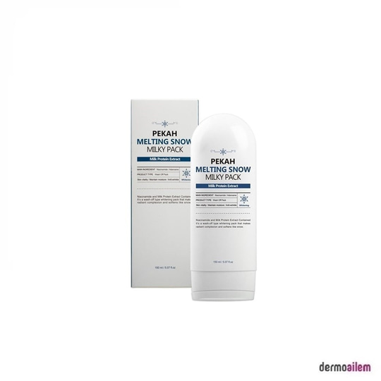 MaskelerPEKAHPEKAH Niacinamide ve Süt Proteini İçeren Cilt Beyazlatıcı Bakım Maskesi 150ml