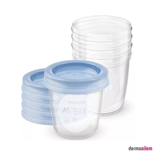 Emzirme ÜrünleriPhilips AventPhilips Avent SCF619/05 5'li Anne Sütü Saklama Kabı